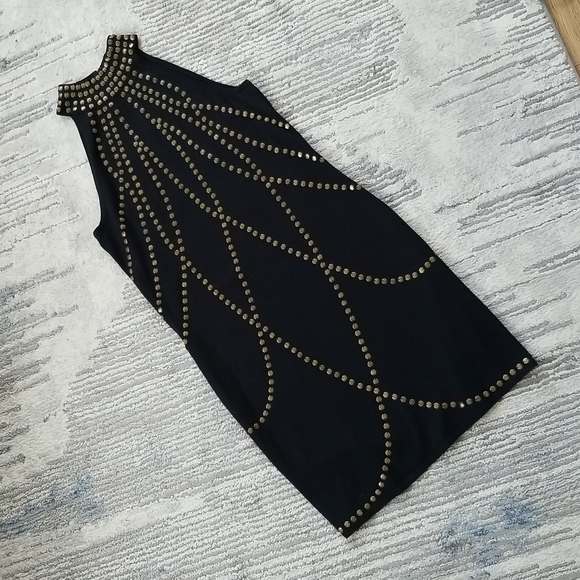 🥳 Black open shoulder. sweater dress. Large  INC - Picture 8 of 8